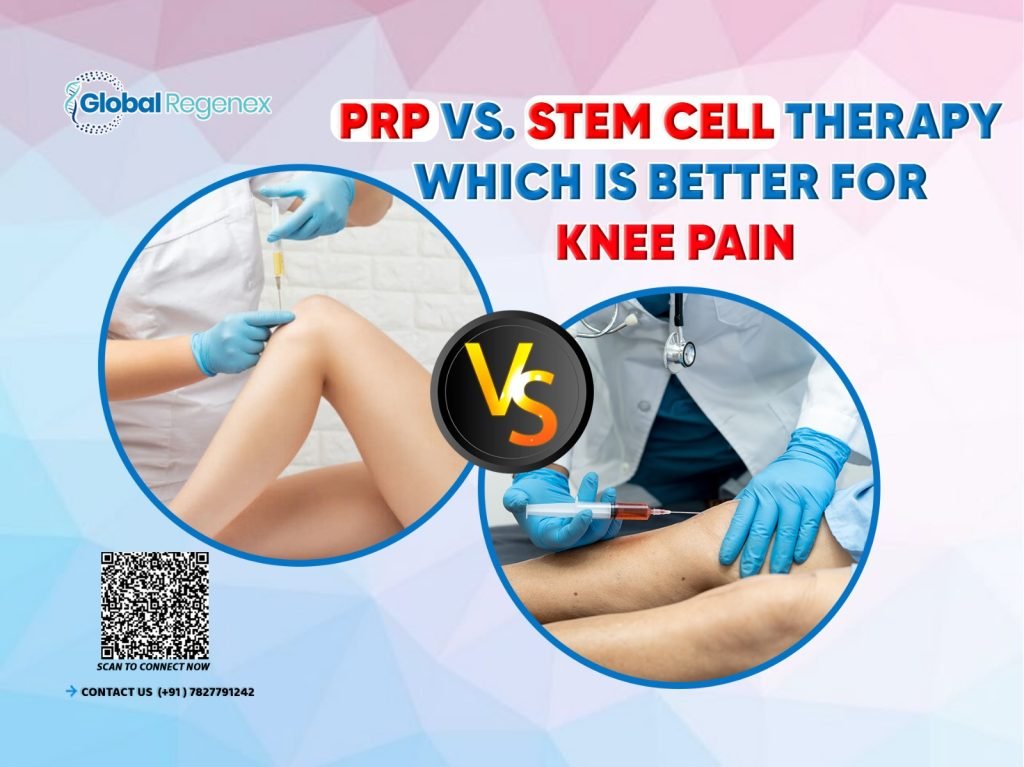 PRP vs. Stem Cell Therapy: Which Is Better for Knee Pain?
