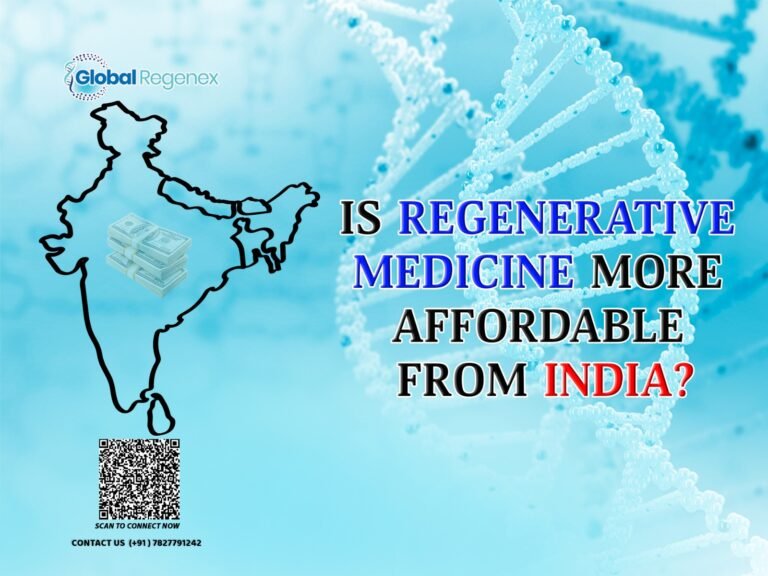 Is Regenerative Medicine More Affordable From India?