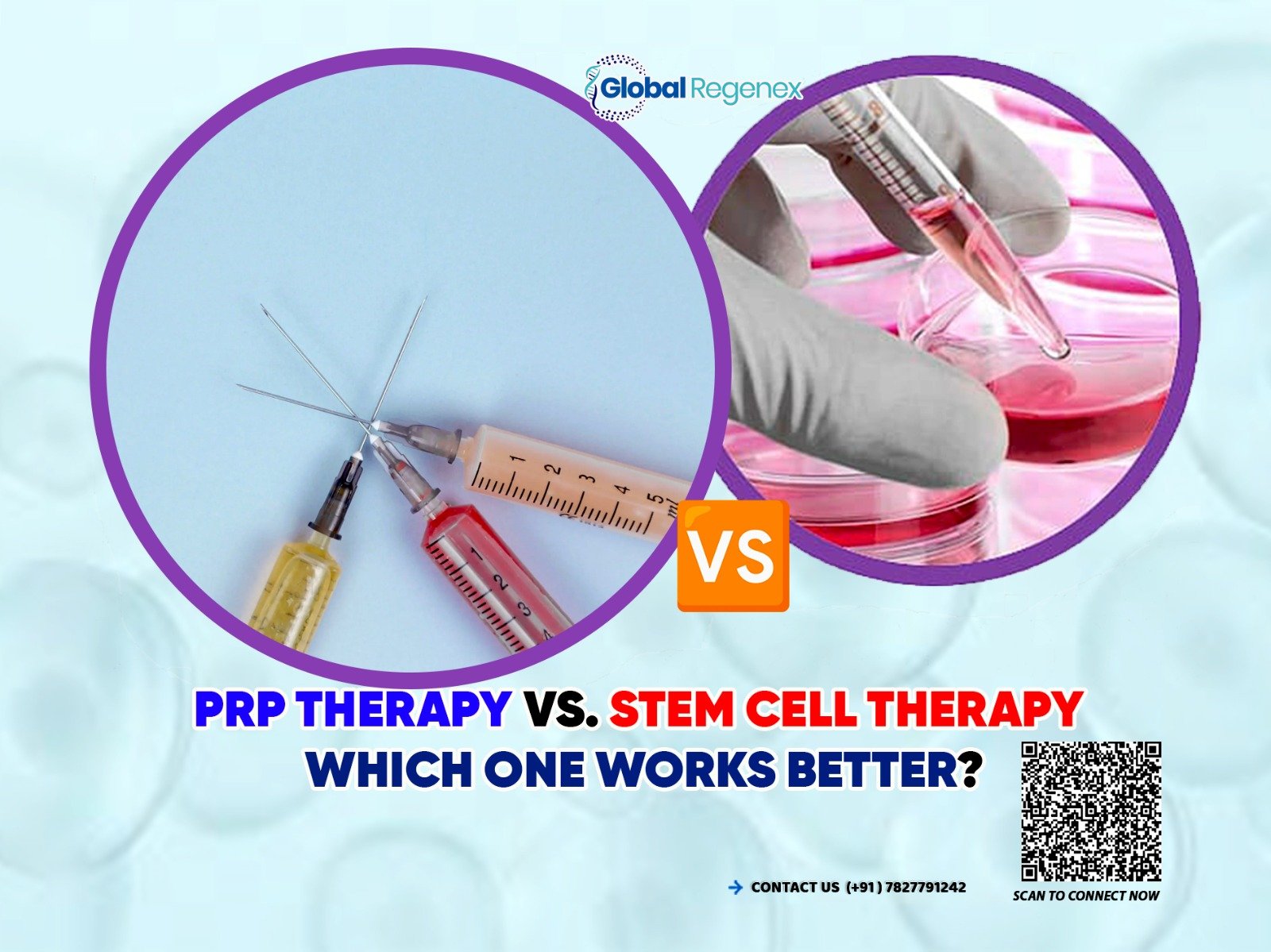 PRP Therapy vs. Stem Cell Therapy: Which One Works Better?