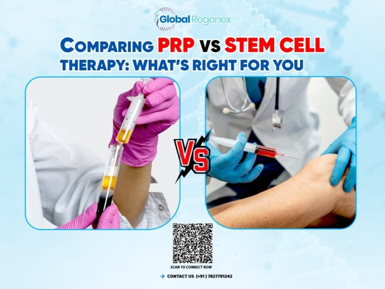 Comparing PRP vs Stem Cell Therapy: What’s Right for You